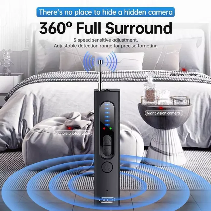Advanced RF Technology GPS and Hidden Camera Detector for Privacy Protection