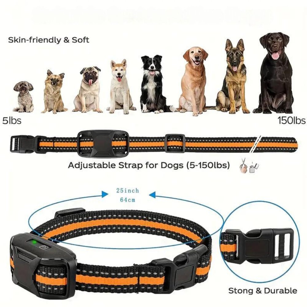 Dog Training Collar with Beep, Vibration, Shock Modes – Waterproof Outdoor Use