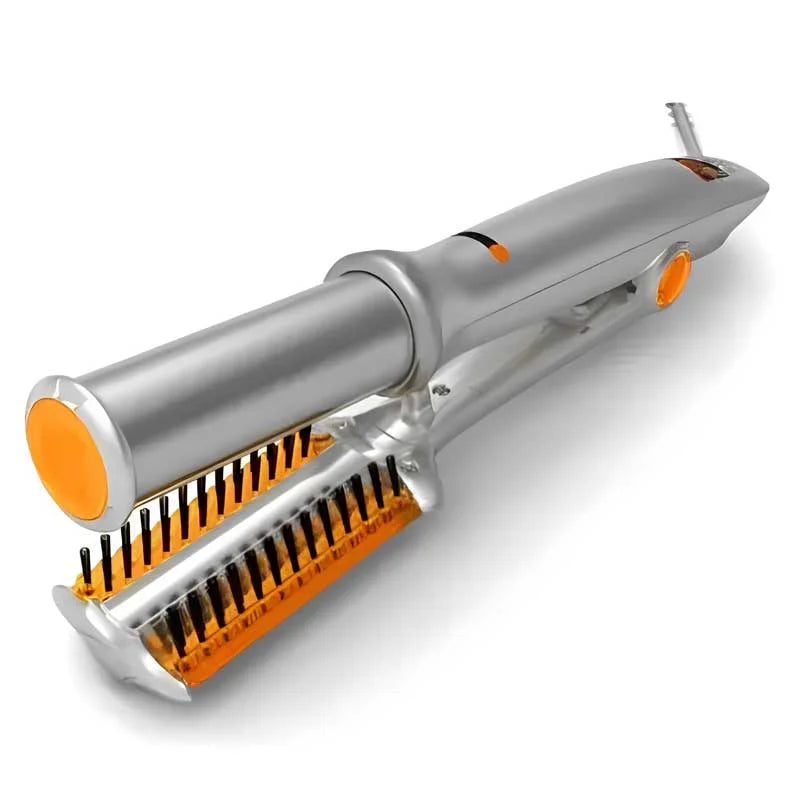 Dual Function Rotating Hair Brush for Styling