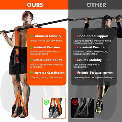 Assistance Band for Pull Ups | Wide Foot Support for Upper Body Workouts
