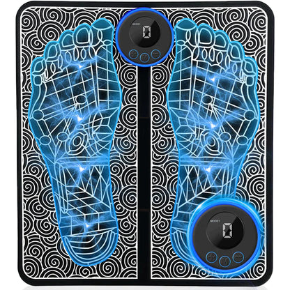 EMS Foot Massager with 19 Intensity Settings for Tired Feet Relief