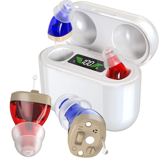 Wireless Rechargeable Hearing Aids – Compact Design for Clear Sound
