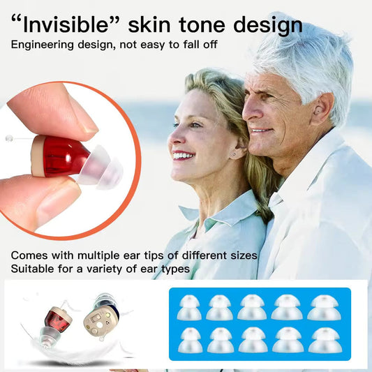 Wireless Rechargeable Hearing Aids – Compact Design for Clear Sound
