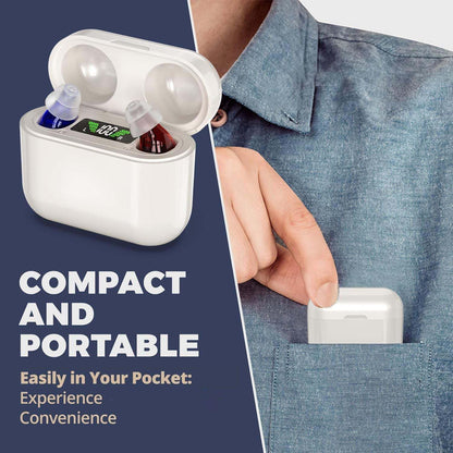 Wireless Rechargeable Hearing Aids – Compact Design for Clear Sound