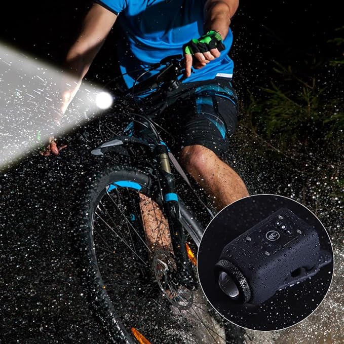 Ultra Bright Bike Light and Loud Horn with Remote Control