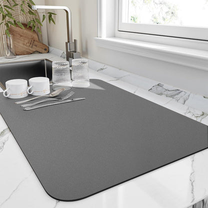 Super Absorbent Diatomite Dish Drying Mat for Quick Drying in Kitchen