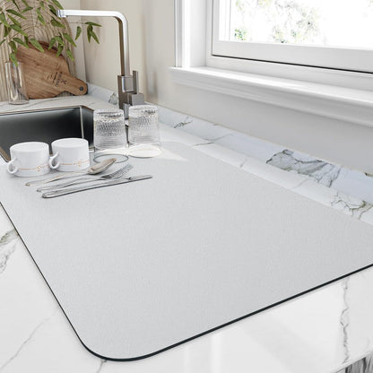 Super Absorbent Diatomite Dish Drying Mat for Quick Drying in Kitchen