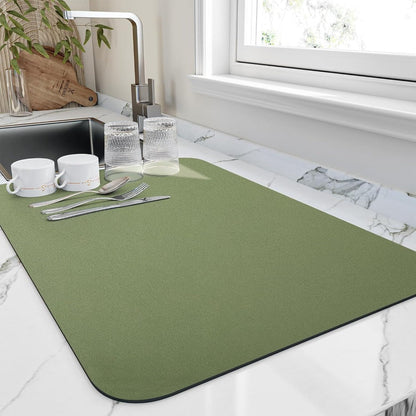 Super Absorbent Diatomite Dish Drying Mat for Quick Drying in Kitchen