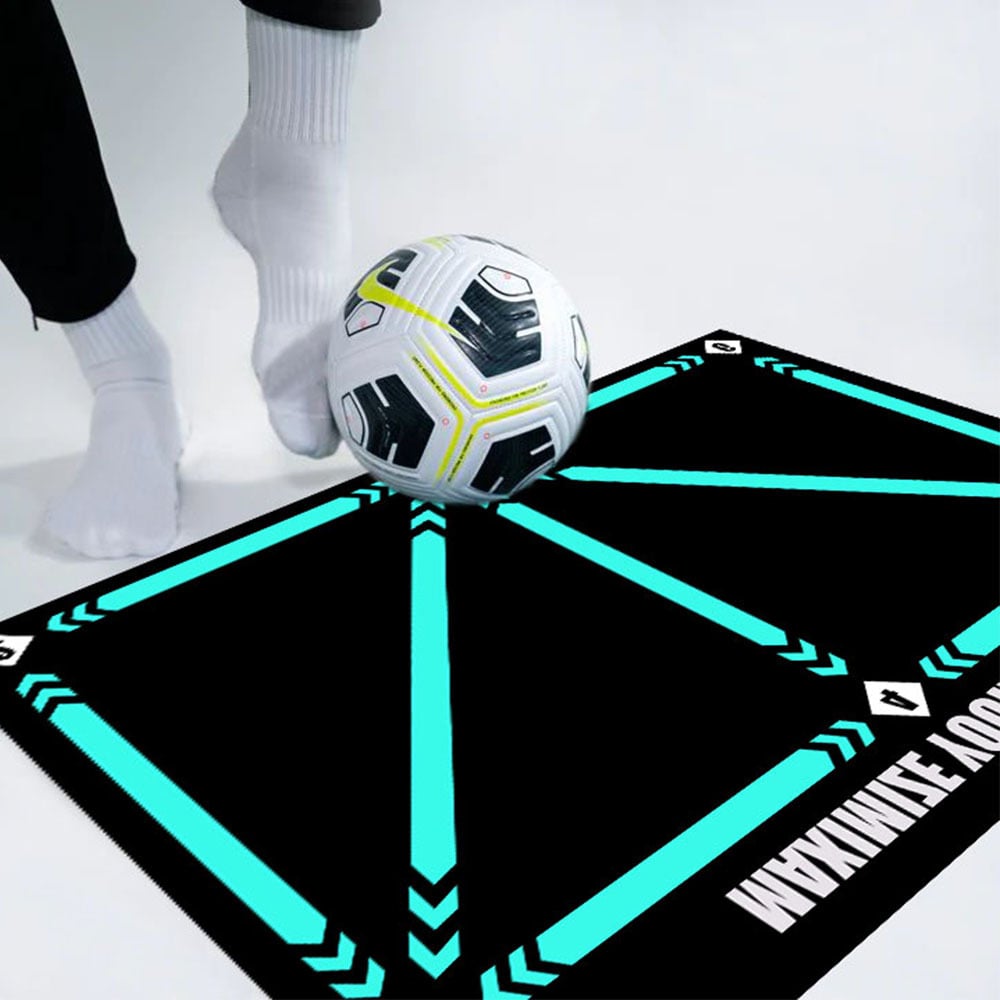 Ultimate Soccer Skill Mat with Numbered Grid & Juggling Cord