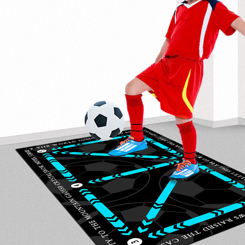 Ultimate Soccer Skill Mat with Numbered Grid & Juggling Cord