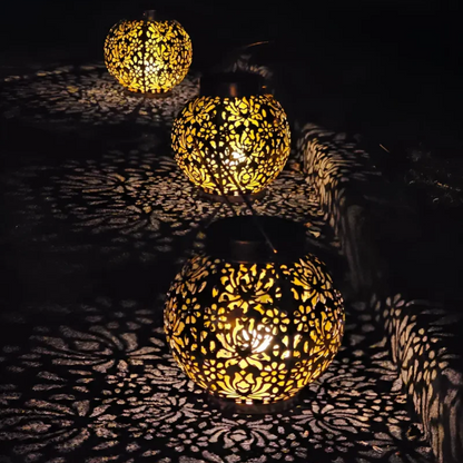 Waterproof Solar Hanging Garden Light with Stylish Design for Outdoors