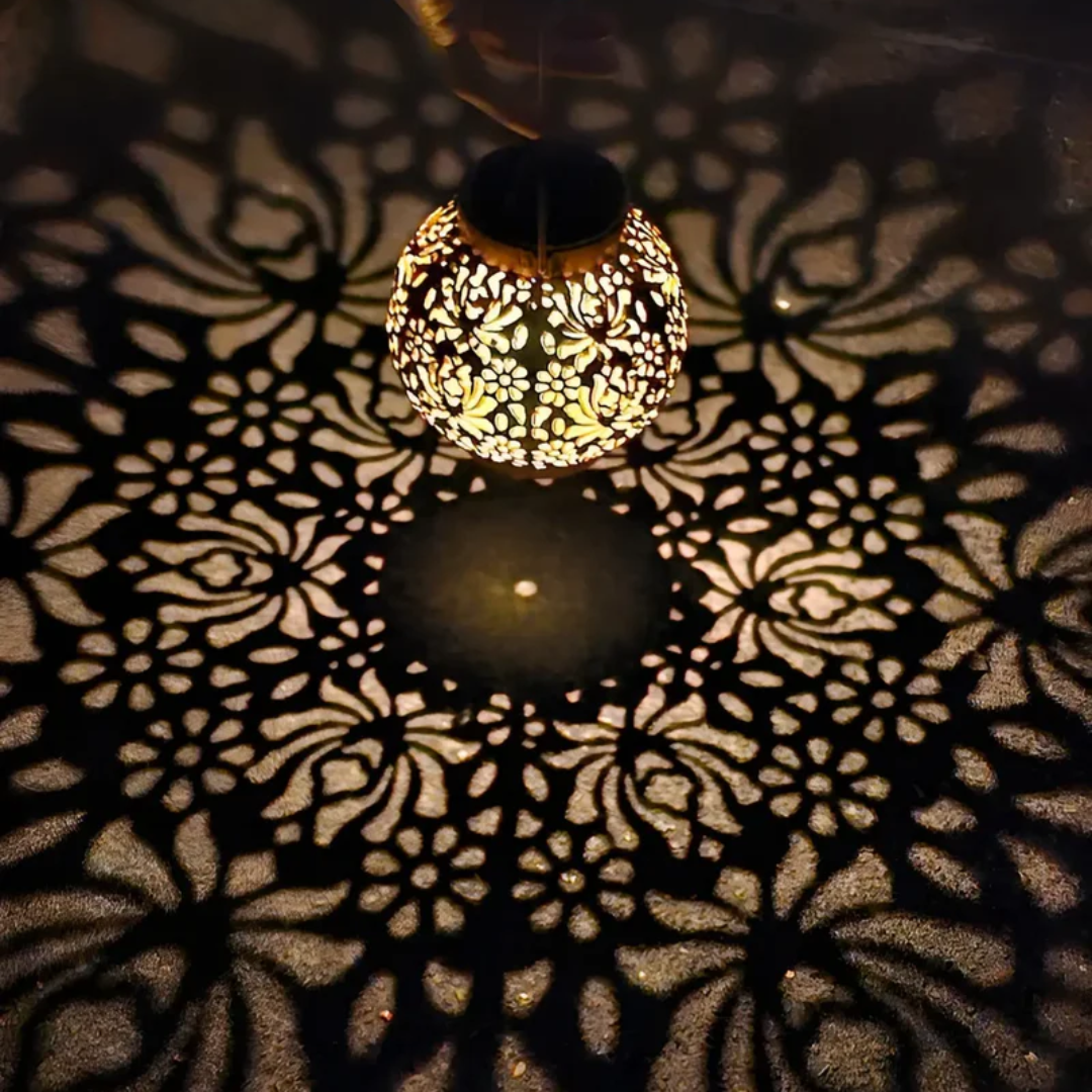 Waterproof Solar Hanging Garden Light with Stylish Design for Outdoors