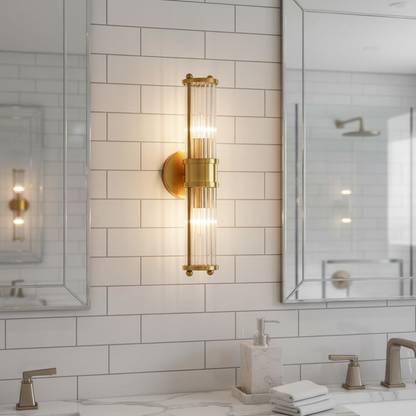 Elegant LED Wall Light for Bathrooms – Warm Glow for Cozy Ambiance