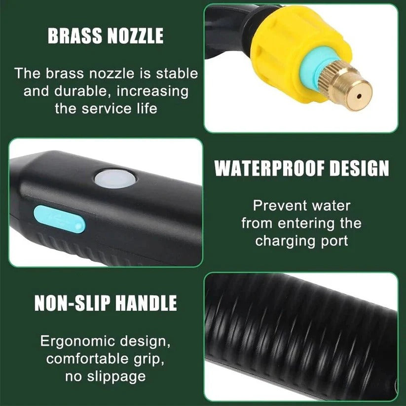 1.3 Gallon Rechargeable Sprayer for Gardens with Adjustable Nozzles