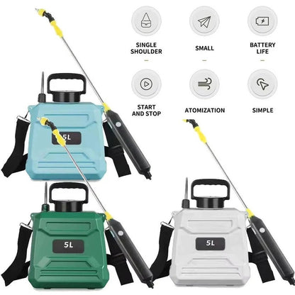 1.3 Gallon Rechargeable Sprayer for Gardens with Adjustable Nozzles