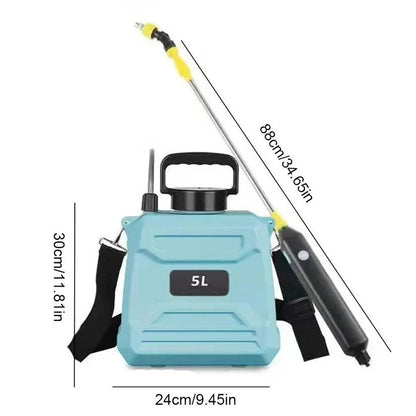 1.3 Gallon Rechargeable Sprayer for Gardens with Adjustable Nozzles