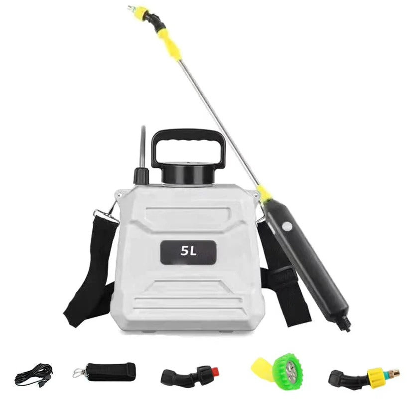 1.3 Gallon Rechargeable Sprayer for Gardens with Adjustable Nozzles