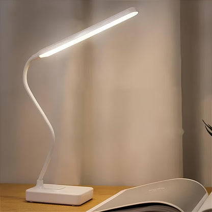 Adjustable Rechargeable Desk Lamp with Dimmable Brightness - Flexible Lighting for Workspaces