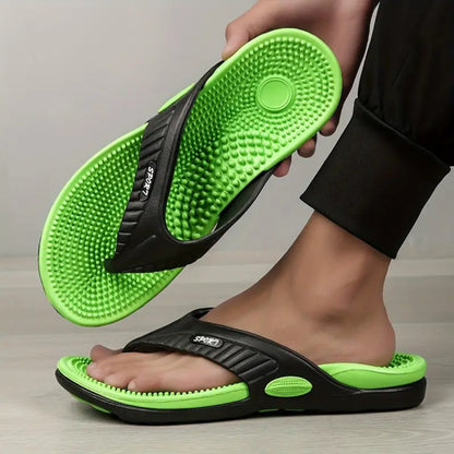 Lightweight Acupressure Massage Slippers with Stimulating Pressure Points