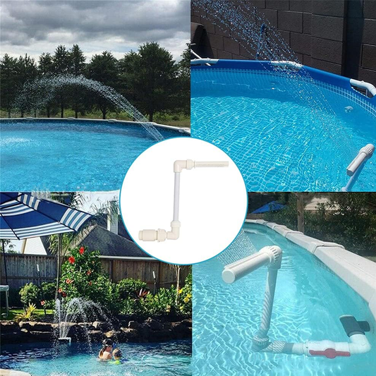 Adjustable Water Flow Pool Fountain Sprayer for Summer Refreshment