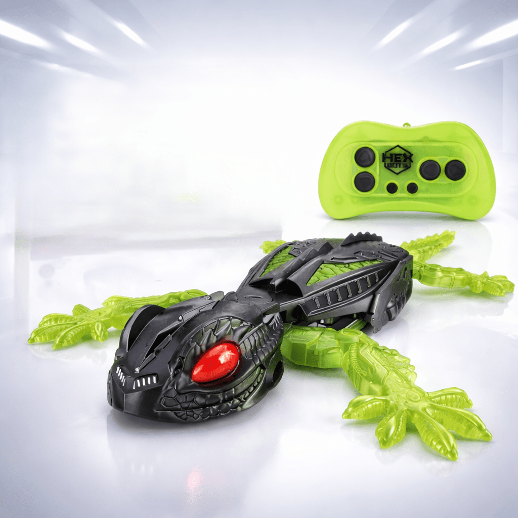 Remote-Controlled 360° Rotating Reptile Companion for All Ages