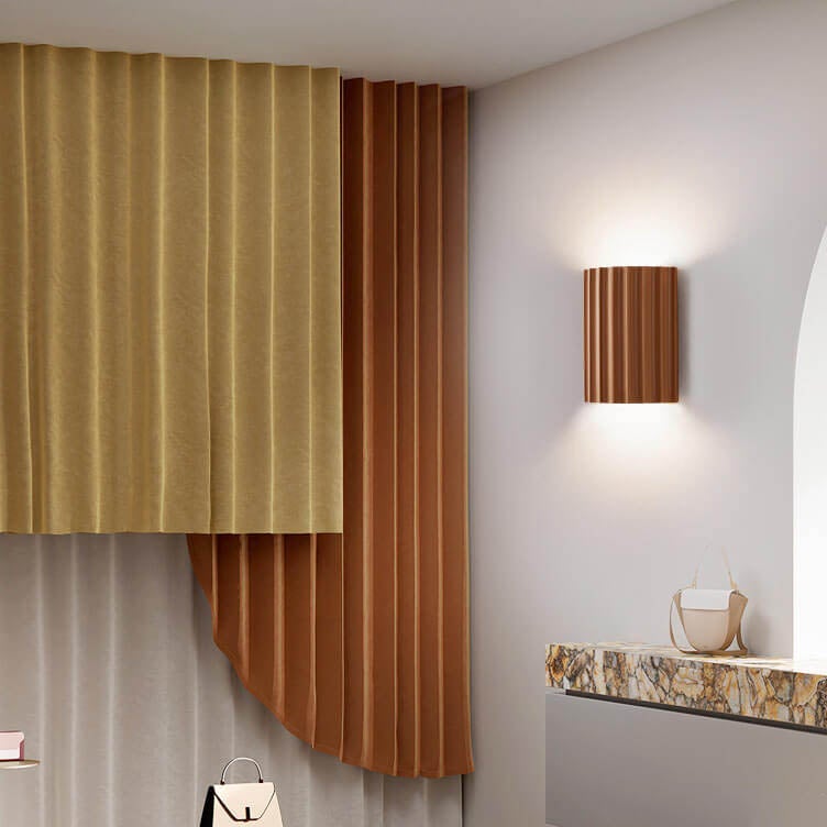 Modern Striped Wall Sconce Light Fixture in Stylish Design