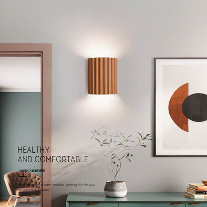Modern Striped Wall Sconce Light Fixture in Stylish Design