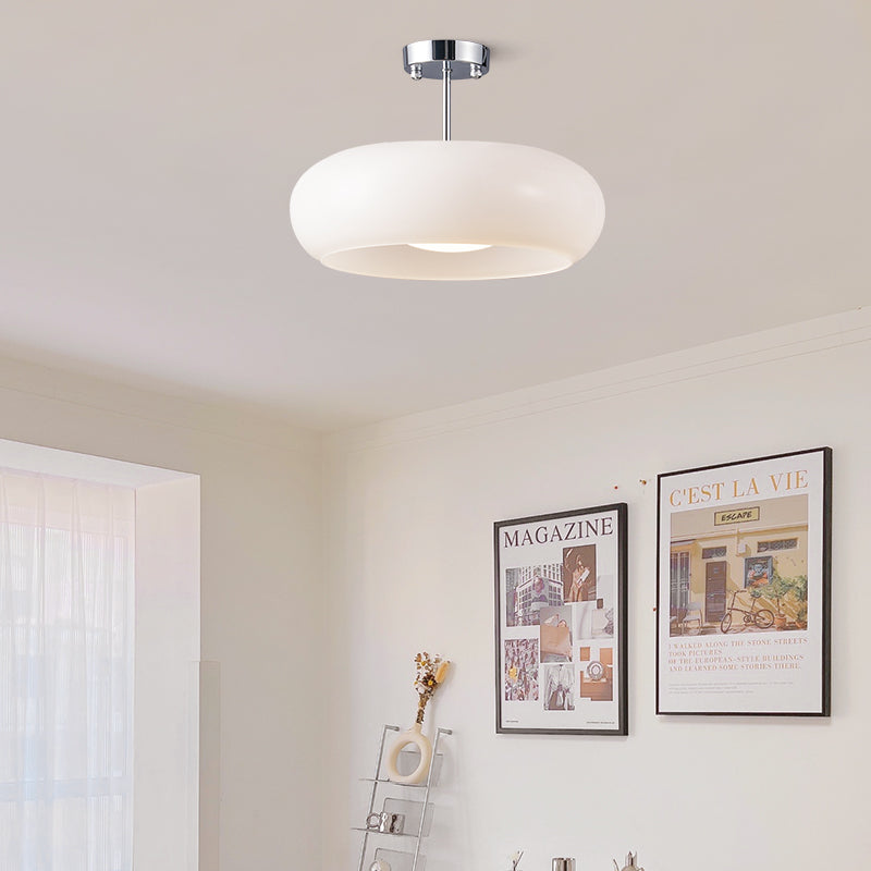 Round Ceiling Lamp with Mid-Century Design