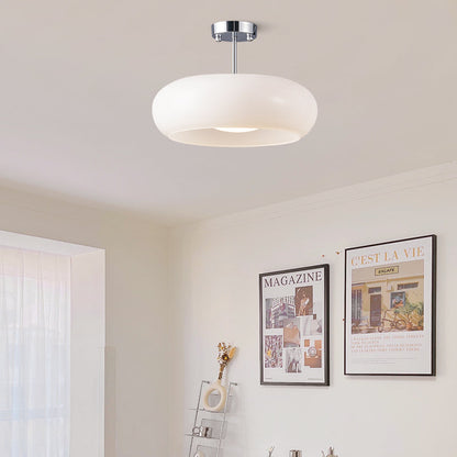 Round Ceiling Lamp with Mid-Century Design