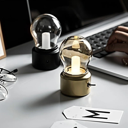 Rechargeable Vintage Style Light Bulb Lamp