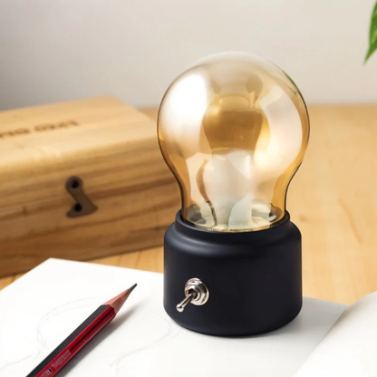 Rechargeable Vintage Style Light Bulb Lamp