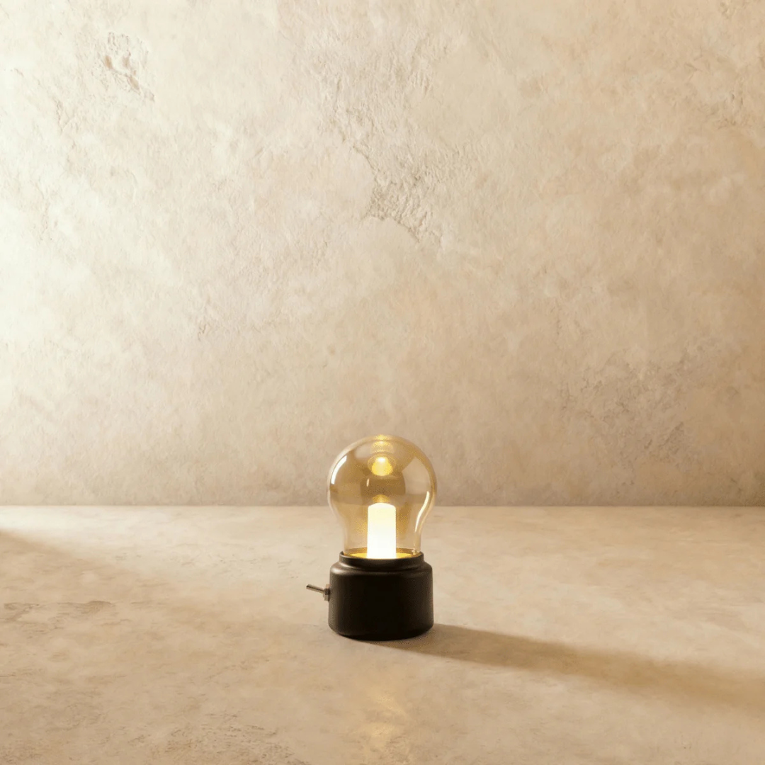 Rechargeable Vintage Style Light Bulb Lamp