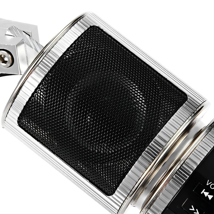 Bluetooth Audio System for Motorcycles – FM & USB Connectivity