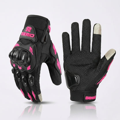 Women's Motorcycle Gloves with Touchscreen Tips & Breathable Mesh for Comfort