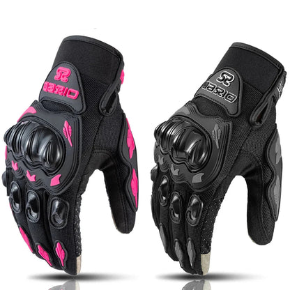 Women's Motorcycle Gloves with Touchscreen Tips & Breathable Mesh for Comfort