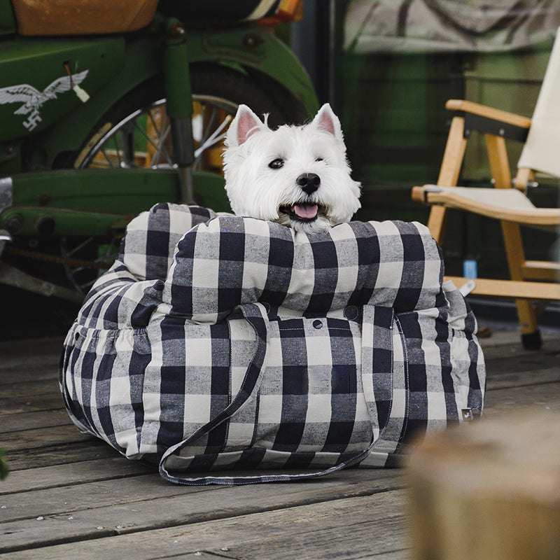 Cozy Dog Travel Bed with Adjustable Safety Features for Daily Use