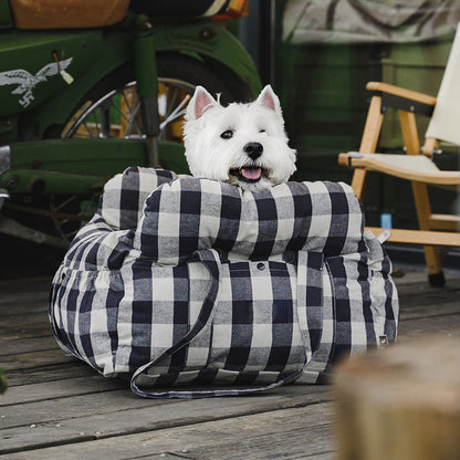 Cozy Dog Travel Bed with Adjustable Safety Features for Daily Use
