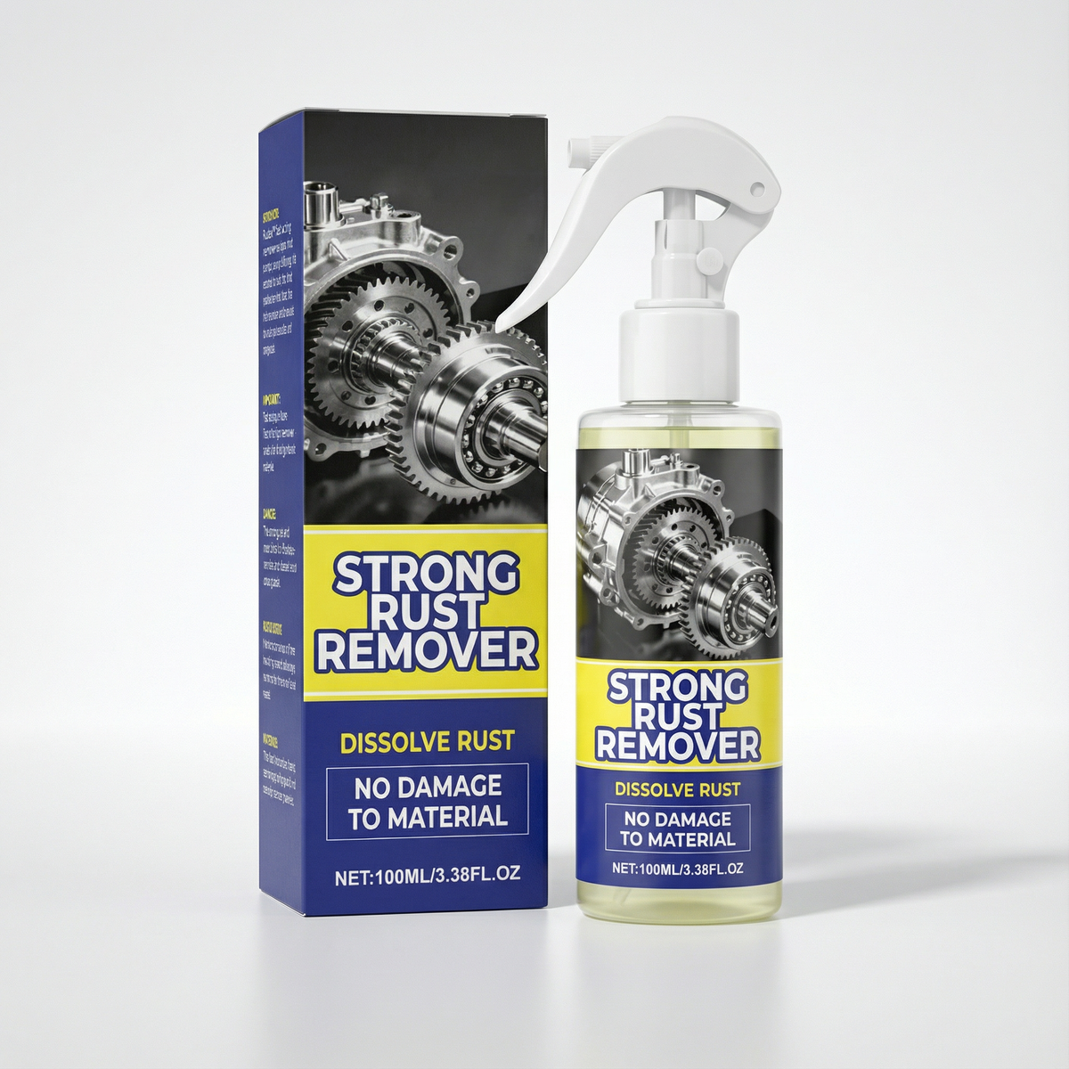 Instant Rust Treatment Spray for Metal Tools and Equipment