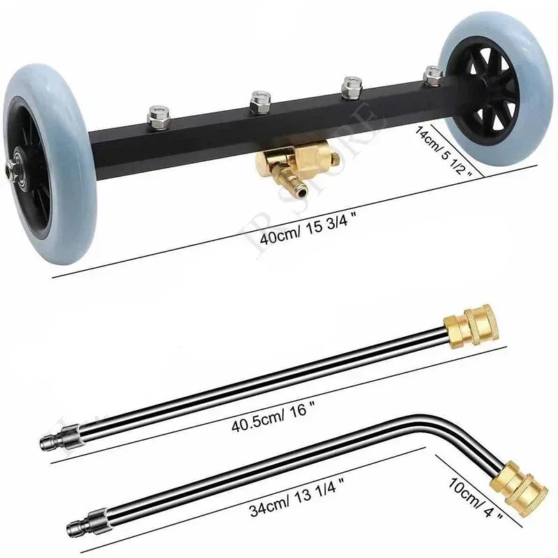 Electric Car Pressure Washer 5000 PSI with 16-Inch Spray Wand