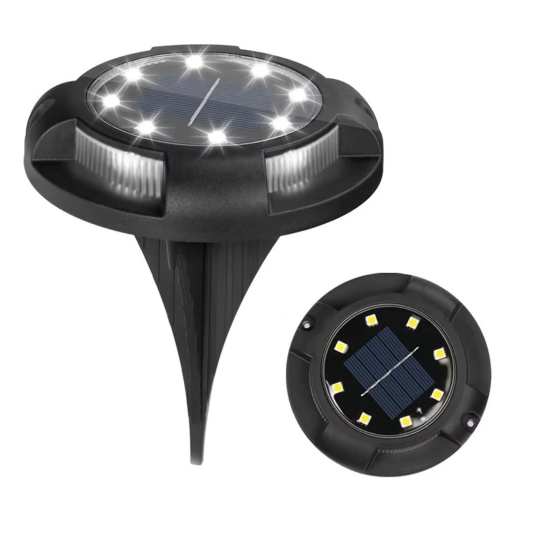 Waterproof Solar Ground Lights with Color-Changing Feature and Sensor