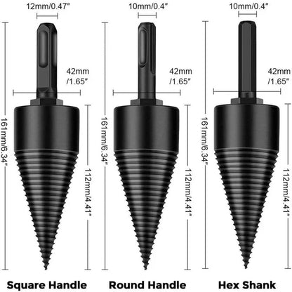 Effortless Log Splitting Drill Bit for Fast Firewood Prep