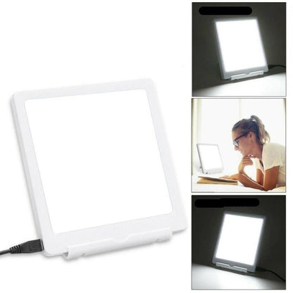 Mood Brightening Therapy Lamp with Adjustable Tilt and Dual Settings