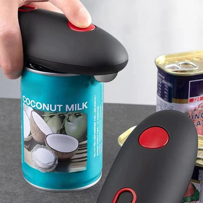 One-Touch Electric Can Opener with Smooth Edge Design