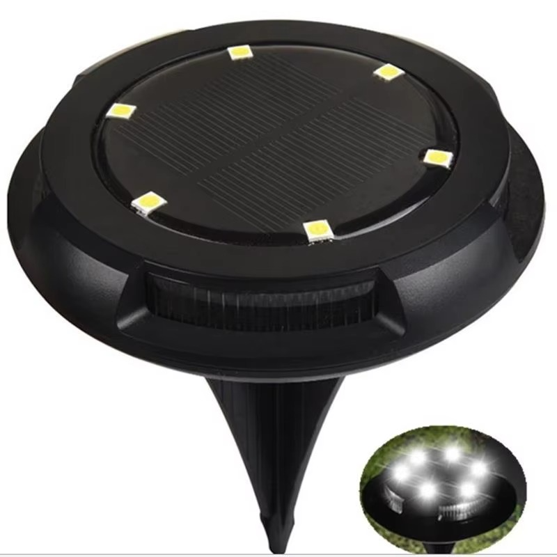Waterproof Solar Ground Lights with Color-Changing Feature and Sensor