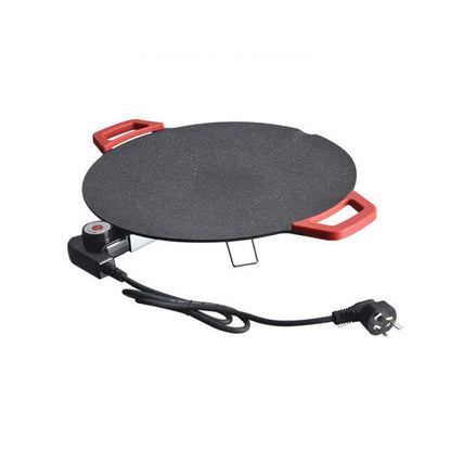 Indoor Electric Grill with Detachable Non-Stick Plate and Variable Heat Control