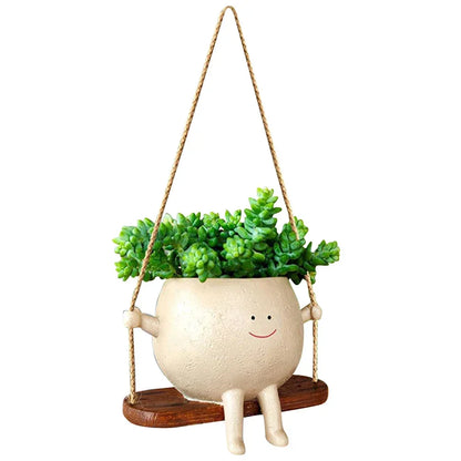 Charming Suspended Planter for Small Greens
