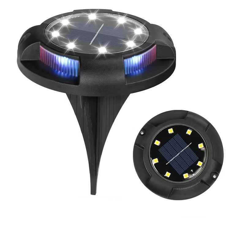 Waterproof Solar Ground Lights with Color-Changing Feature and Sensor