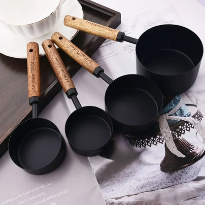 Precision Measuring Set with Wooden Handles – 8-Piece Collection