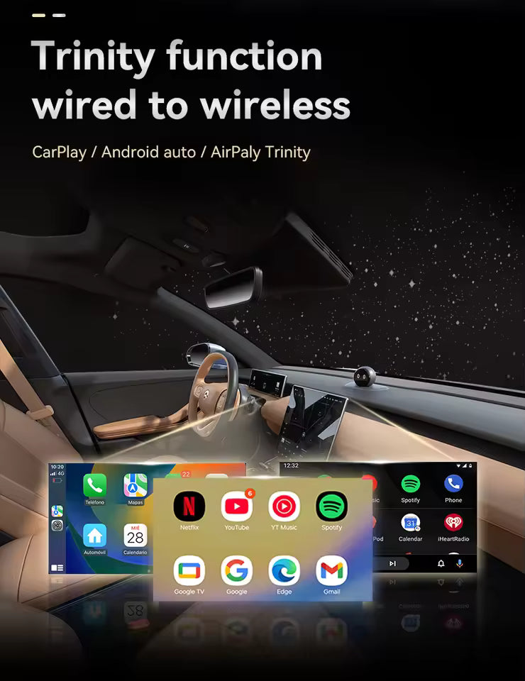 Seamless Wireless Car Adapter for Music and Navigation