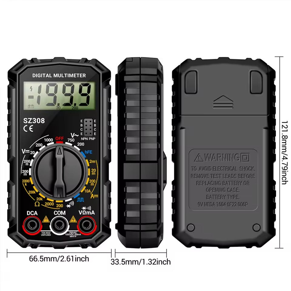 Precision Digital Multimeter for Comprehensive Electrical Testing
